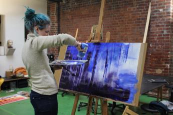 Kunstschule Berlin Mitte Workshop Komposition Malen Zeichnen Kinder Jugendliche Erwachsenen Eltern